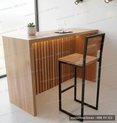 Banqueta Taburete Silla Alta Banco Barra Desayuno Respaldo Negro