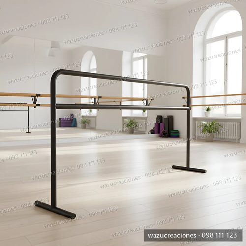 Barra De Ballet Salon Movil O Fija Baile Danza Pilates