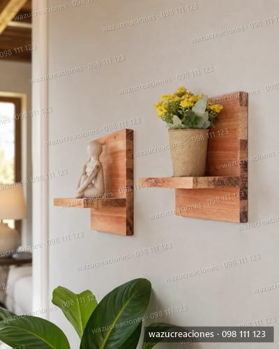 Panel Decorativo Flotante Madera Finger Joint Minimalista Wazu