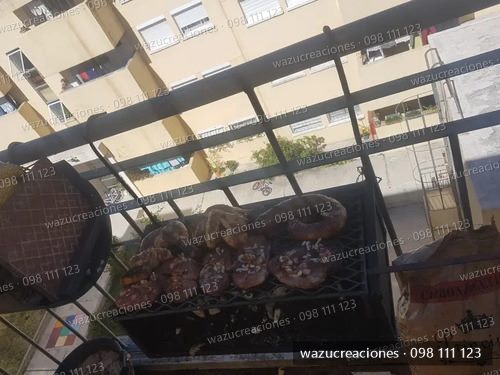 Parrilla Barbacoa Para Balcón Colgar En Baranda Barbón Barba