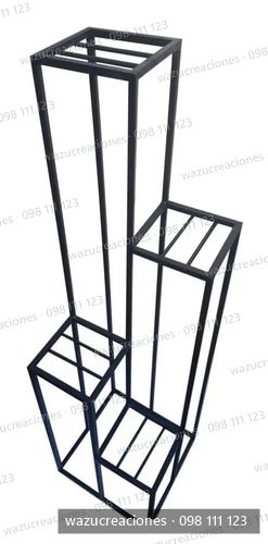Porta Maceta Macetero Plantas Diseño Hierro Soporte Pata
