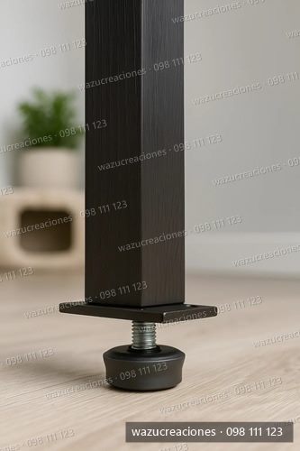 Regulador De Altura Pata Mueble Mesa Madera Metal Regaton