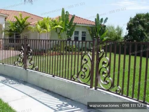 Rejas Perímetral Hierro Cerramientos Ventana Puertas Portone